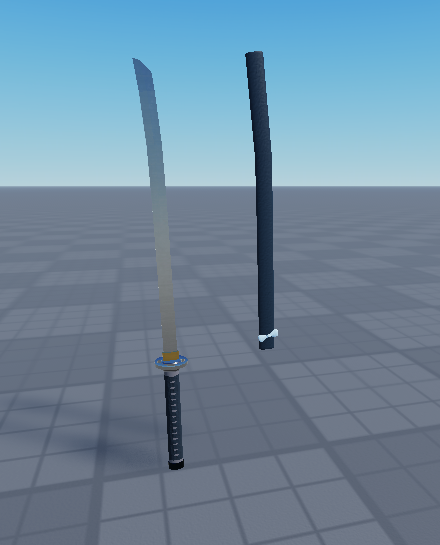 Katana model made in Blender